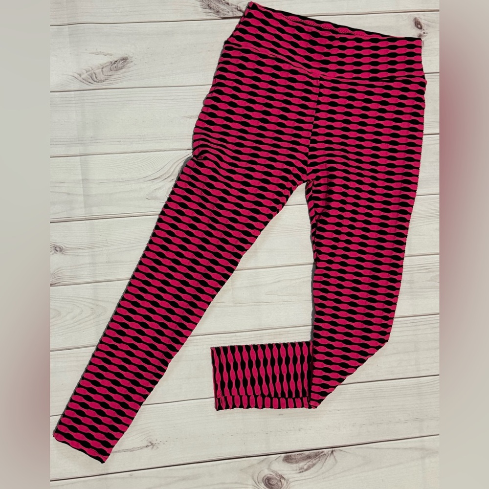 New Mix Leggings women’s fuchsia Anti cellulite, Pullup High waist Workout